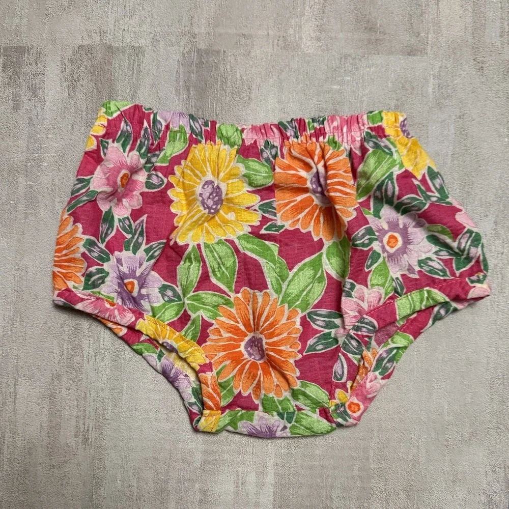 NWT Vintage Sesame Street Flowers Infant‎ Baby Girl's Dress & Bottoms 12 Months